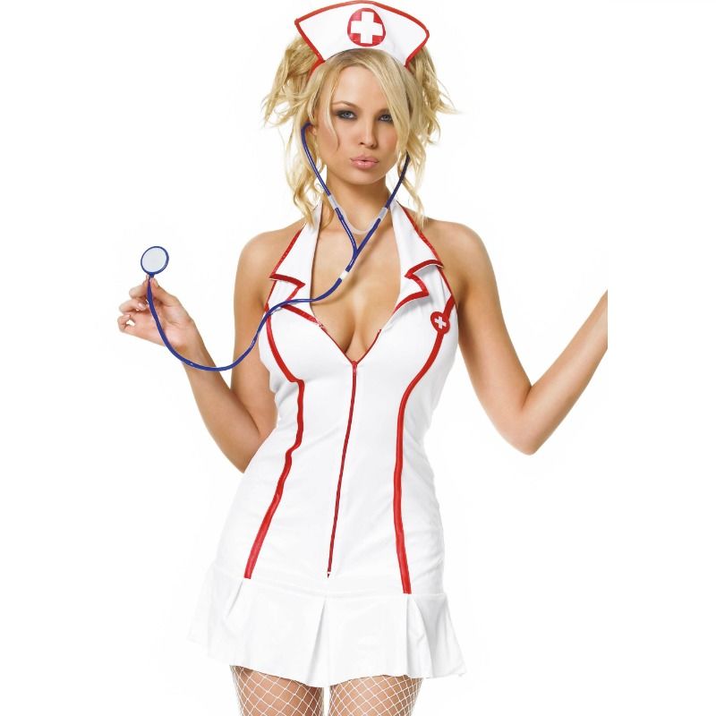 LEG AVENUE - KOSTÜME - KLEID FÜR KRANKENSCHWESTER, 3-TEILIGES SET