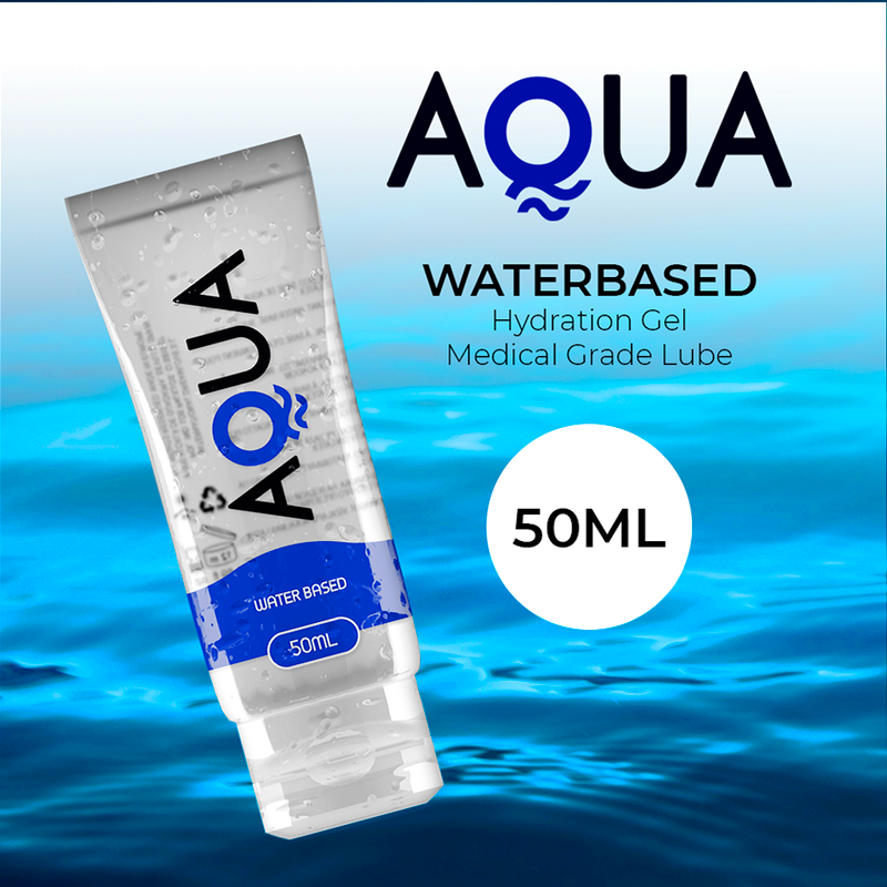 Gleitmittel Gleitgel AQUA® Quality Wasserbasis 50ml Gleitcreme ohne Kleben Lube